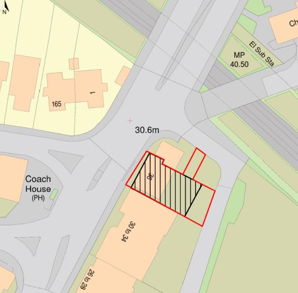 Lot: 127 - FORMER OFFICE WITH PLANNING FOR NINE FLATS - Proposed Block Plan